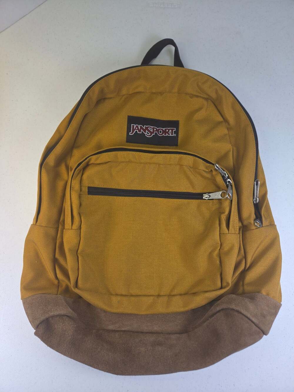 JanSport Right Pack Backpack English Mustard with Suede Bottom